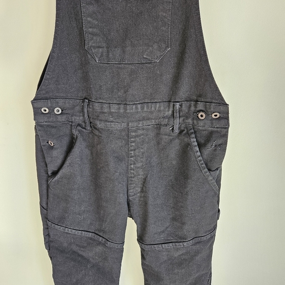 Tobacco Motorwear Company Black Boondocks Kelvar Lined Riding Overalls - Picture 5 of 16